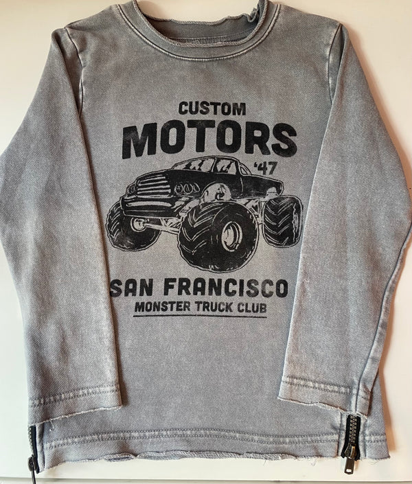 Sudadera Motors gris 4/6 años