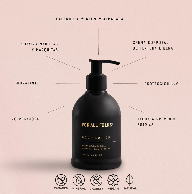 BODY LOTION | 250ml | For All Folks