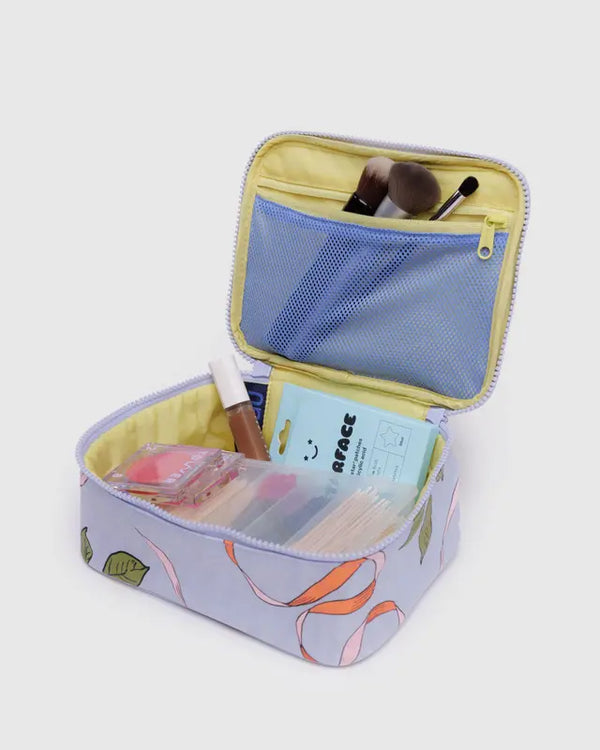 COSMETIC APRICOTS & RIBBONS BLUE