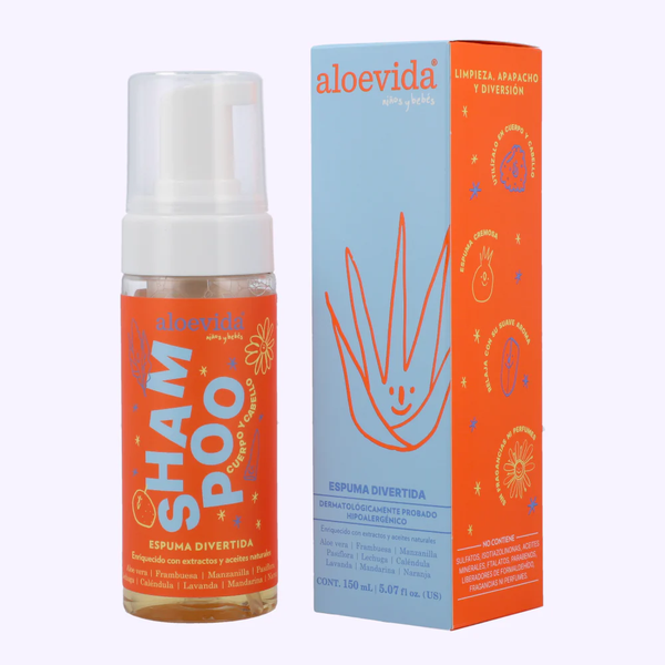 SHAMPOO EN ESPUMA CUERPO Y CABELLO 150ML