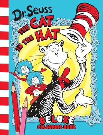 Dr. Seuss The Cat in the hat - Deleuxe colouring book