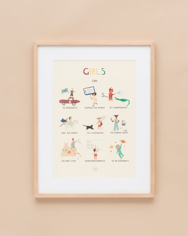 ILUSTRACIÓN "GIRLS CAN"