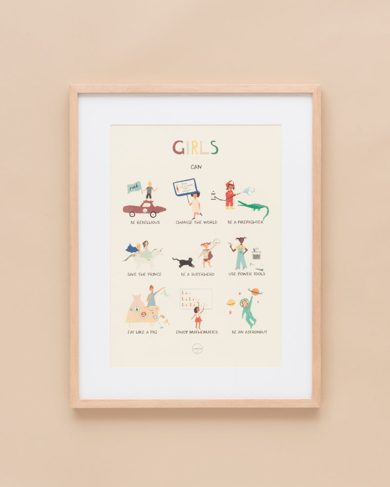 ILUSTRACIÓN "GIRLS CAN"