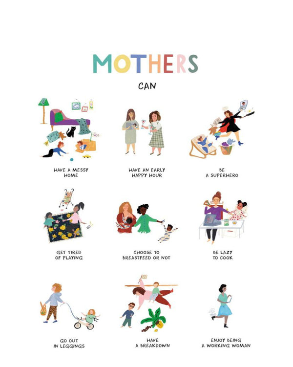 ILUSTRACIÓN "MOTHERS CAN"